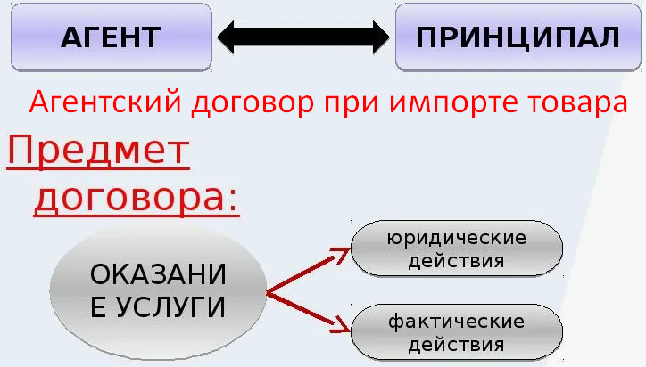 Агентский договор при растаможке товара