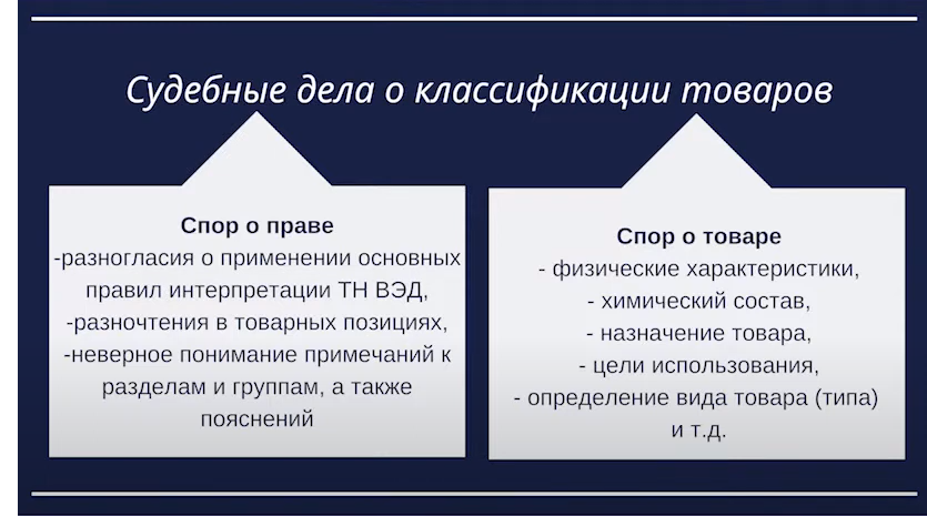 Помощь таможенного брокера  по классификации товаров