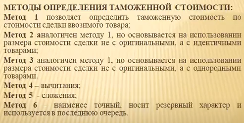 Услуги таможенного декларанта
